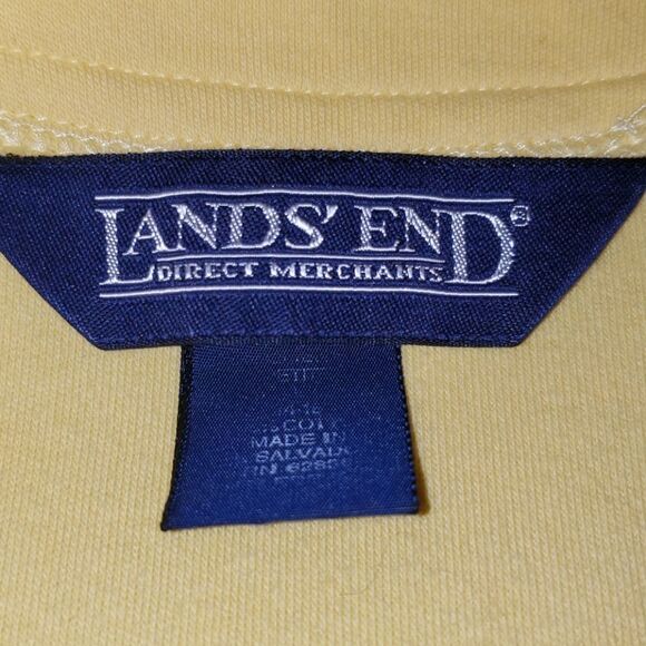 Lands' End Canary Yellow Button Up Jacket - Picture 6 of 6